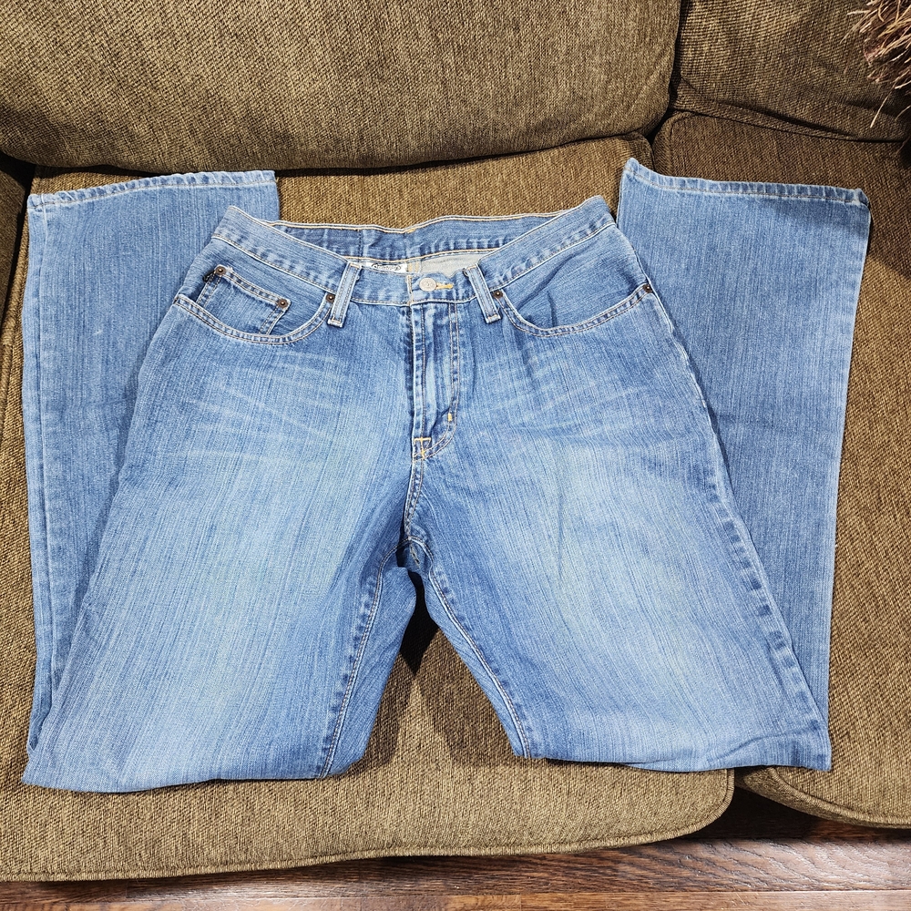 Men's Straight Fit Jeans - Light Blue Denim